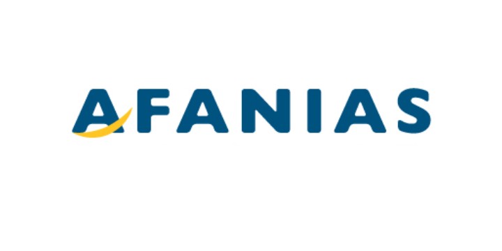 Logo: Afanias. Trabajo realizado: Formación accesibilidad cognitiva.